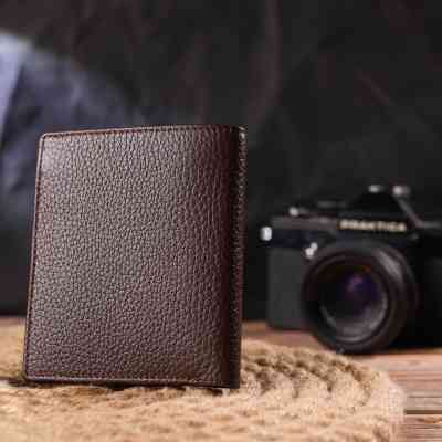 Кошелек Canpellini Из натуральной кожи Коричневое (21498) Винница