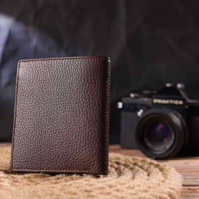 Кошелек Canpellini Из натуральной кожи Коричневое (21498) Винница - изображение 2