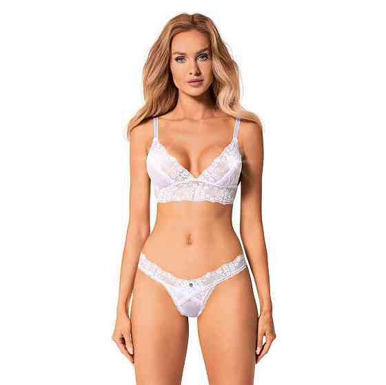 Еротичний комплект Obsessive Heavenlly 2-pcs set XS/S, бюстгальтер і танга Sex Aura Київ