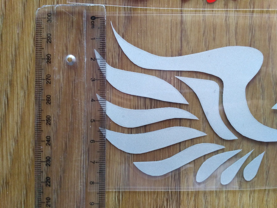 Наклейка на авто Крила на дзеркала світловідбивні Київ - фото 6