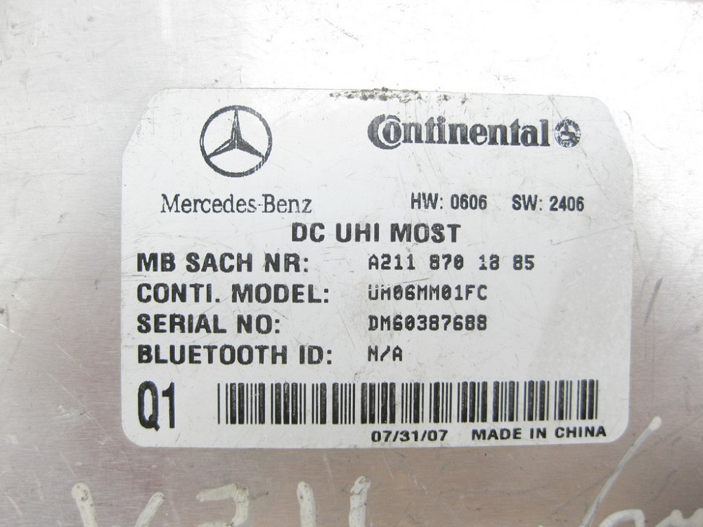 Mercedes-Benz  A2118701885 Блок керування Bluetooth Одеса - фото 4