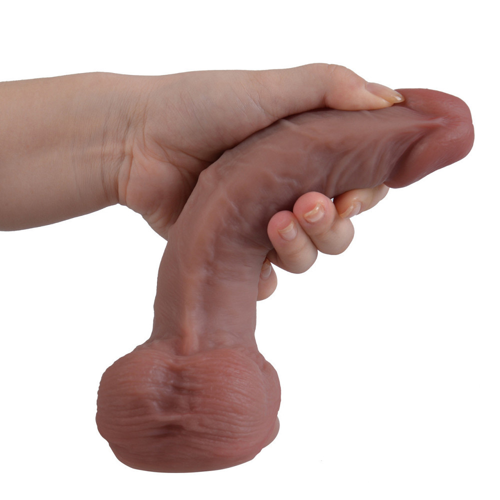 Фалоімітатор - Erospace Natural Play Silicone Dildo D2, 20.6 см Sex Aura Київ - фото 7