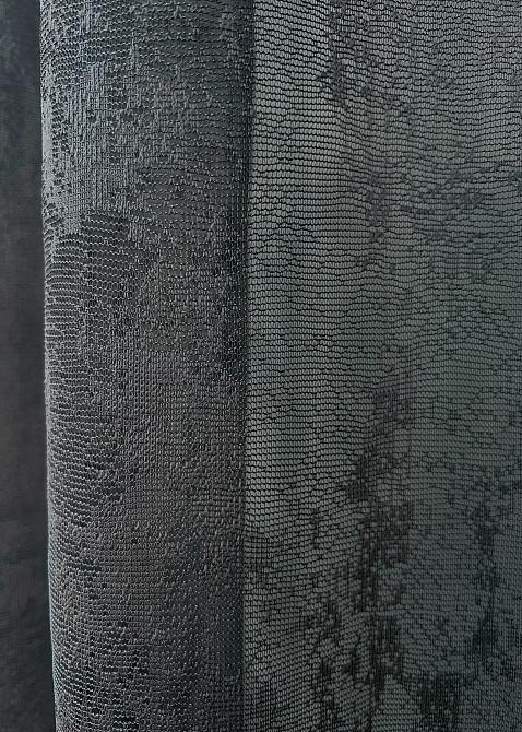 Тюль жакард, колекція "Мармур" колір графітовий 2040т Київ - фото 2