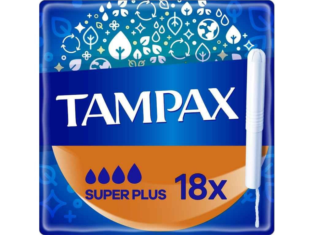 Тампоны 18шт с аппликатором Super Plus ТМ Tampax Киев - изображение 1