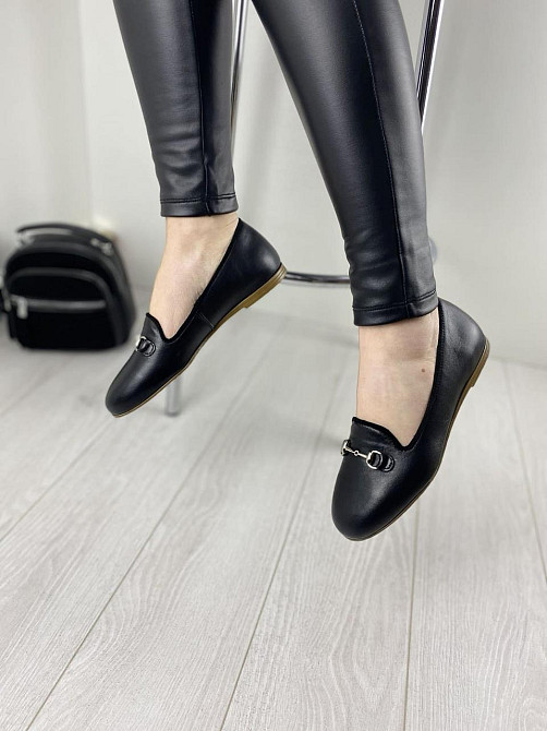 LEADER STYLE Туфлі жіночі LEADER STYLE 2967 чорні (весна-осінь, шкіра натуральна) (3381) лише 3 Коломия - фото 4