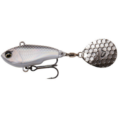 Блесна Savage Gear Fat Tail Spin 80mm 24.0g White Silver (1854.11.75) Вінниця - фото 1