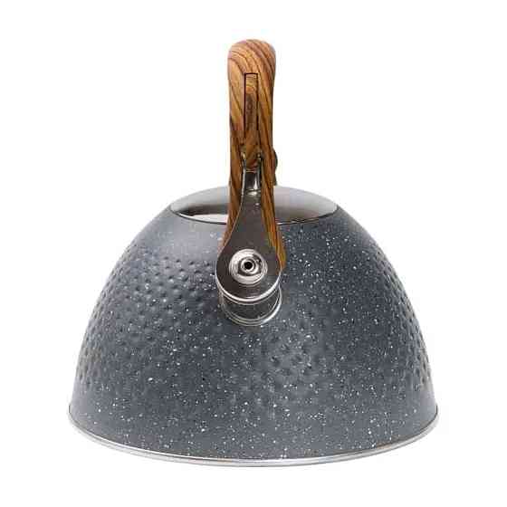 Yiwu Чайник на 3 літри зі свистком сірий потрійне дно HP33535G Коломыя