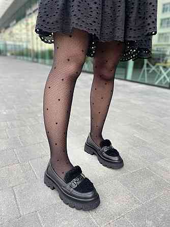 Arcoboletto Туфлі жіночі Arcoboletto чорні натуральна шкіра зима євро-хутро 36р.(5278) Коломия