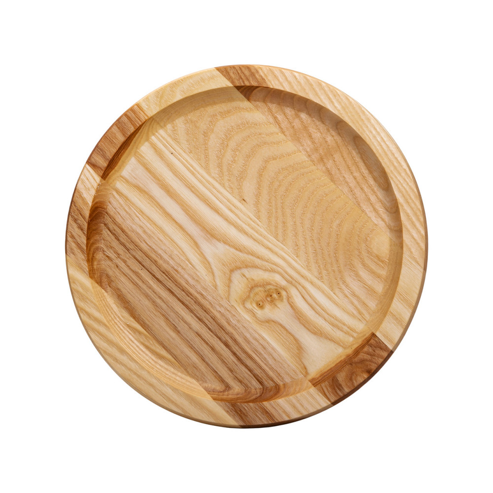Кругла дошка для сервірування 25 см для подачі нарізок, ясен T2W250 Коломия - фото 1