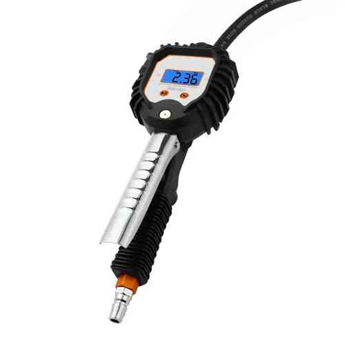 Пистолет для накачивания колес шин c цифровым манометром 5-255psi 0-18бар, BW-001 Вінниця