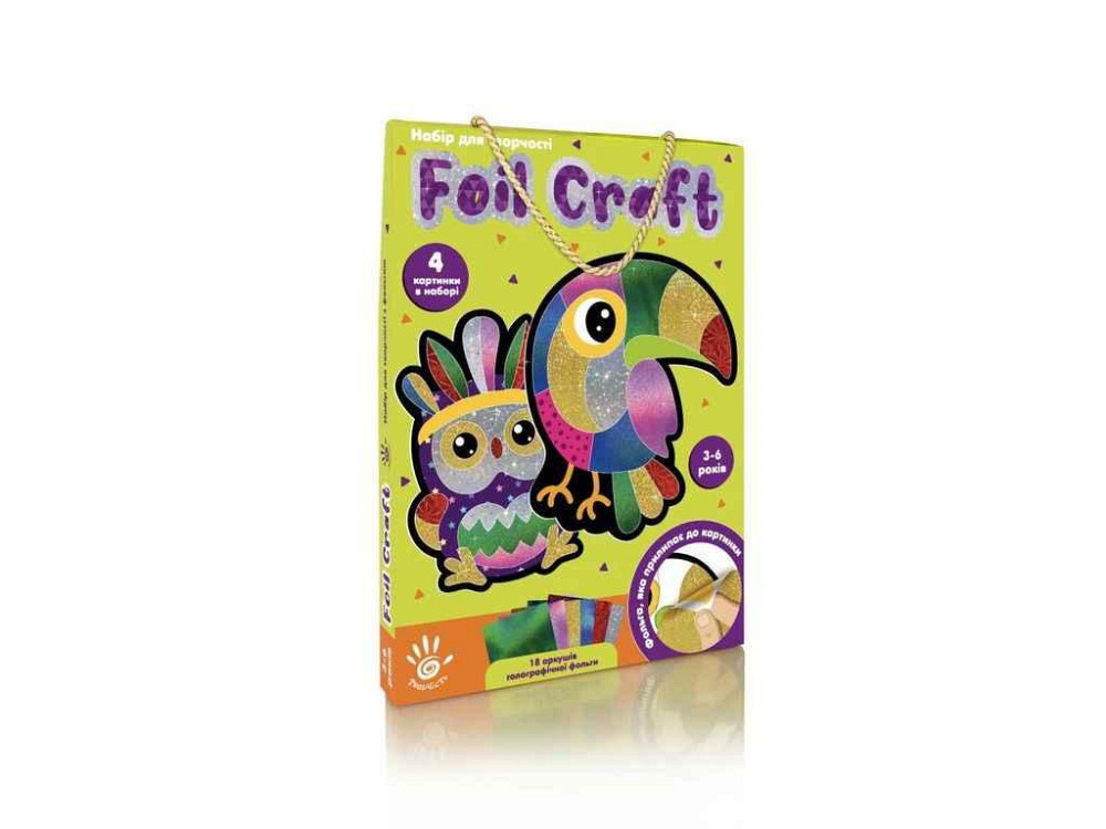 Набор для творчества Foil craft. Birds VT4433-12 ТМ VLADI TOYS Киев - изображение 1