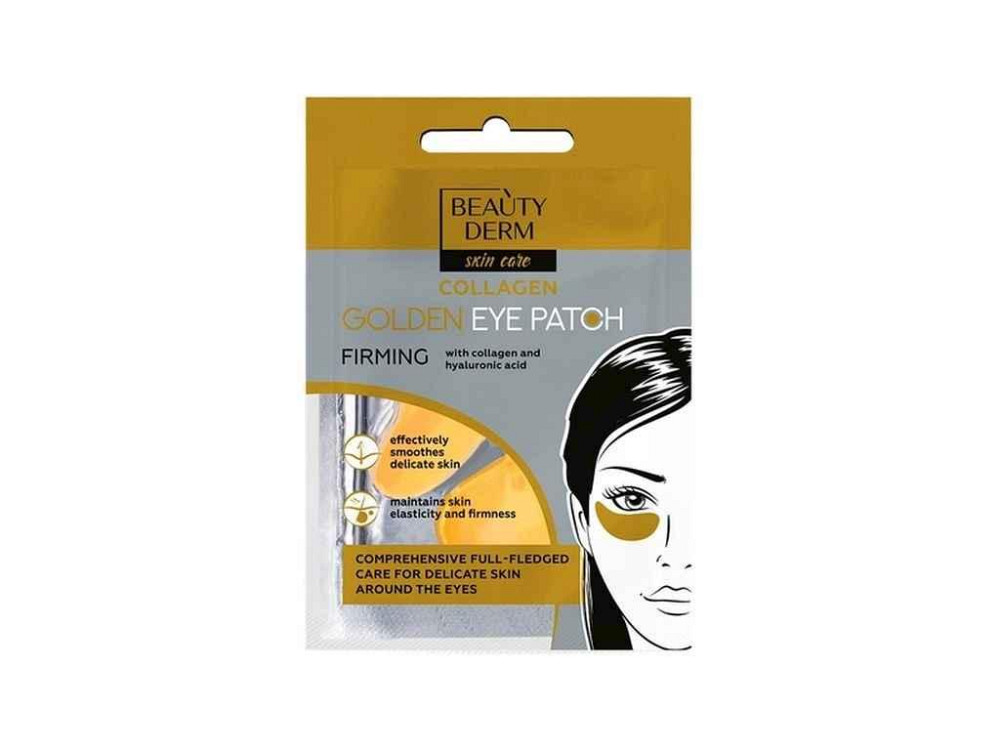 Патчи для глаз 18 8мл Золотые коллагеновые 2шт ТМ BEAUTYDERM Киев - изображение 1