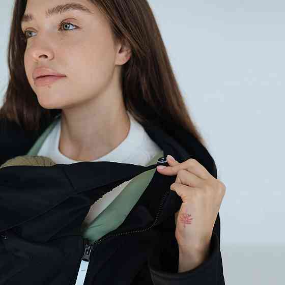 Слінгокуртка, куртка для вагітних 3 в 1 Неро L Київ