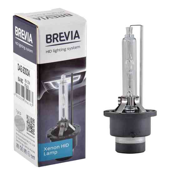 Ксеноновая лампа Brevia D4S 6000K, 42V, 35W PK32d-5, 1шт Львов