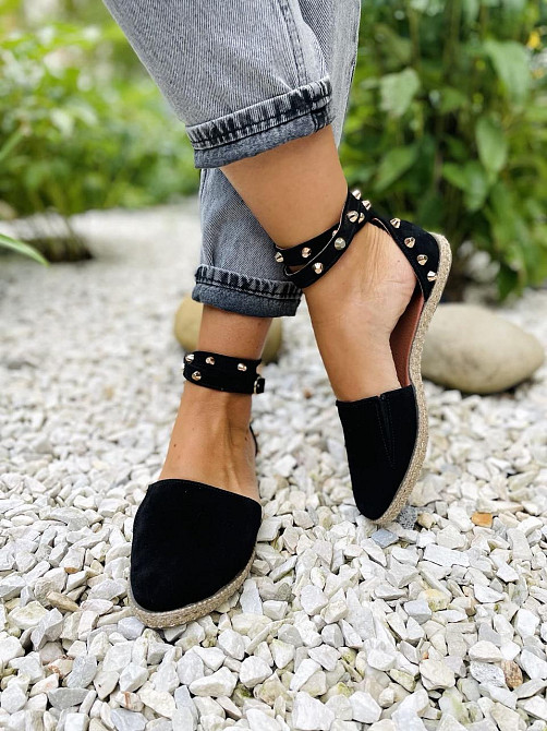 M.KRAFT Босоніжки жіночі M.KRAFT 0592 чорні (літо, замша натуральна) (3513) 37р.38р.39р. Коломия - фото 3