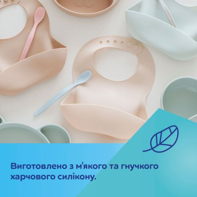 Нагрудничок Canpol babies силіконовий з кишенькою, зелений (51/030_gre) Вінниця - фото 6