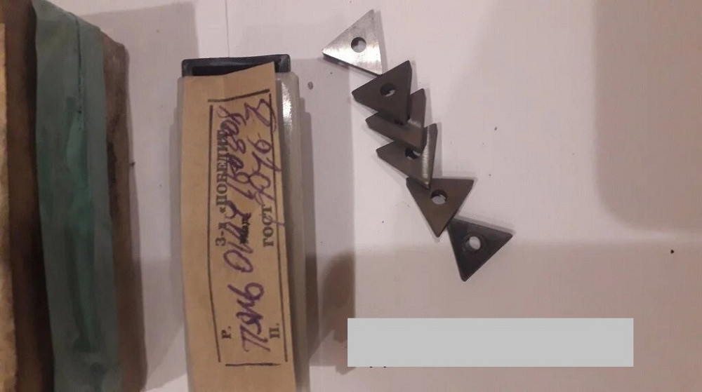 Твердосплавна пластина змінна 01114-160308-Т15К6 Харків - фото 1