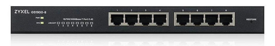 Комутатор ZYXEL GS1900-8 (GS1900-8-EU0102F) ( 650 г ) Харків - фото 1