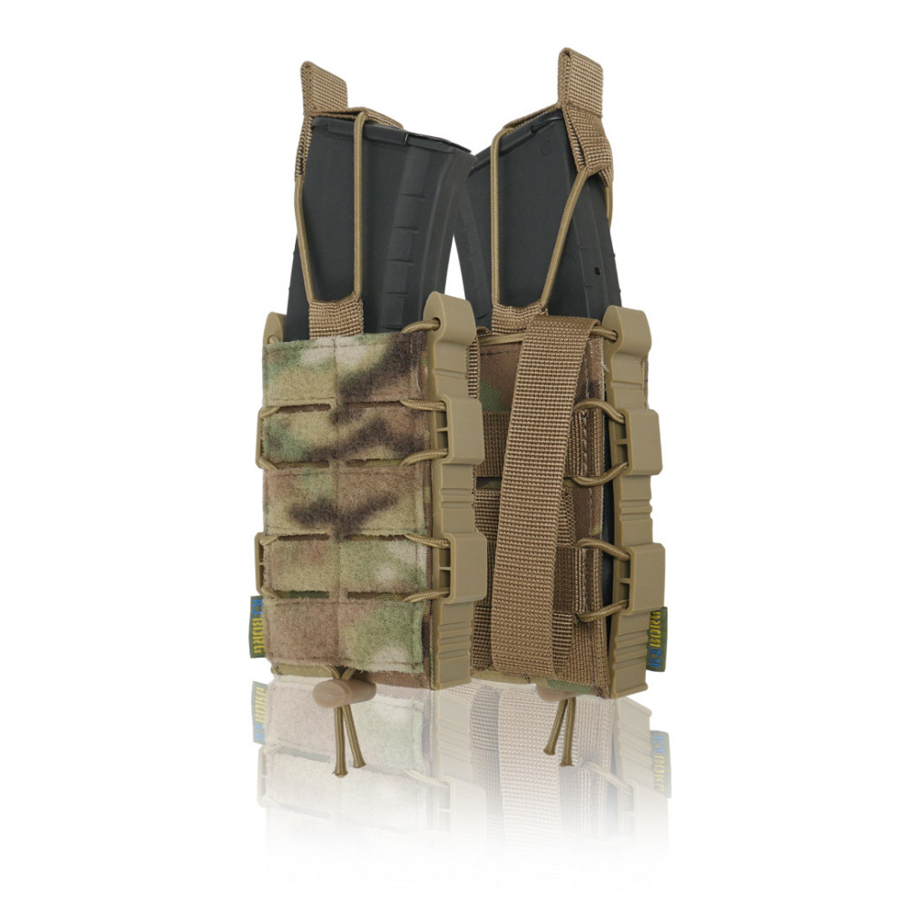 Відкритий підсумок на 1 магазин Kiborg M-1 велкро мультикам. Жорсткий підсумок з велкро на один магазин Київ - фото 3