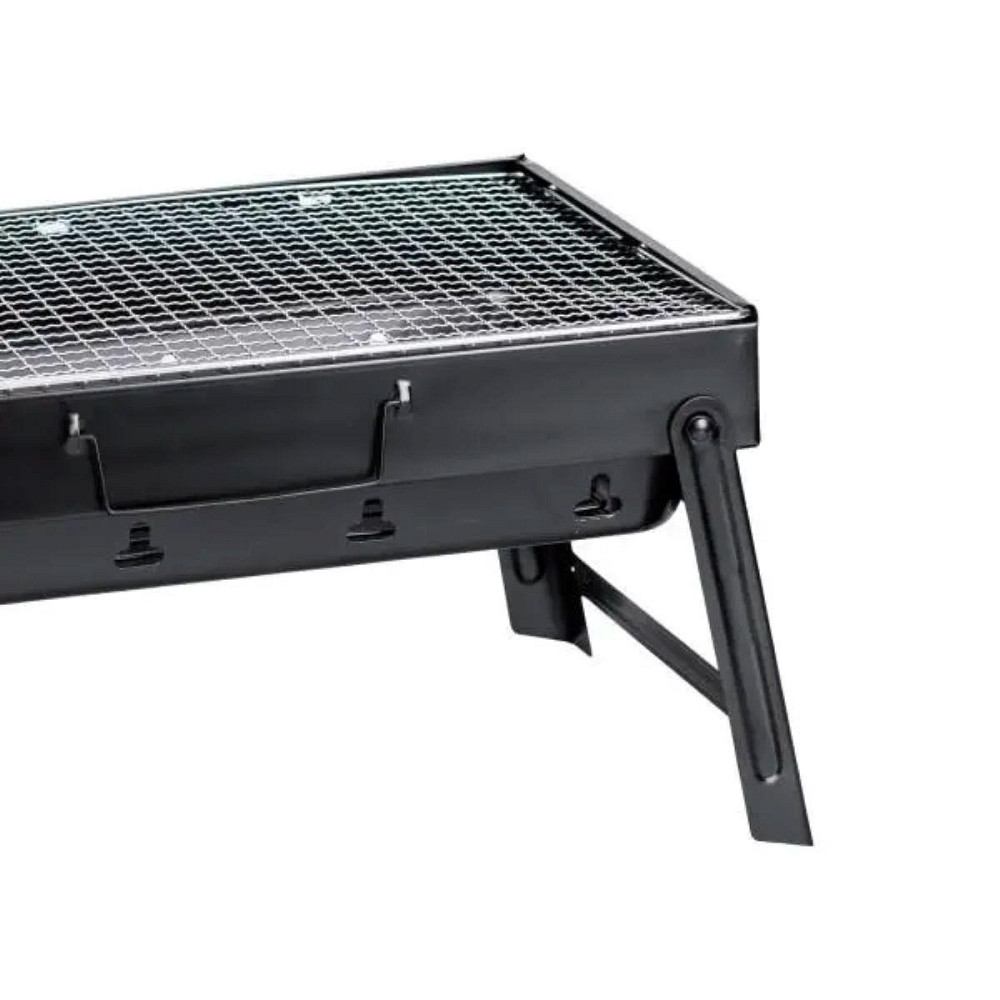 Мангал переносний складаний з решіткою 43×30×23.5 см HP450M Київ - фото 6
