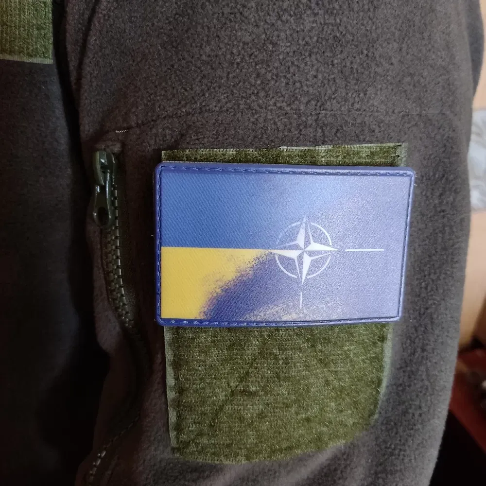 Патч / шеврон прапор НАТО - Україна Запоріжжя - фото 2