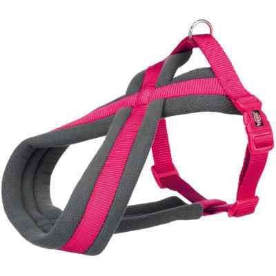 Шлея для собак Trixie Premium туристична M-L 50-80 см/25 мм фуксія (4053032020788) Вінниця