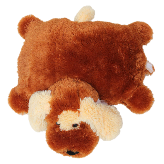 Подушка собачка Алина Шарик 45 см коричневый Киев