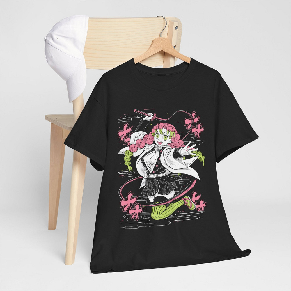 Футболка з аніме принтом Вбивця демонів оверсайз (S/M/L) Чорний AnimeJ0766 Дніпро - фото 7