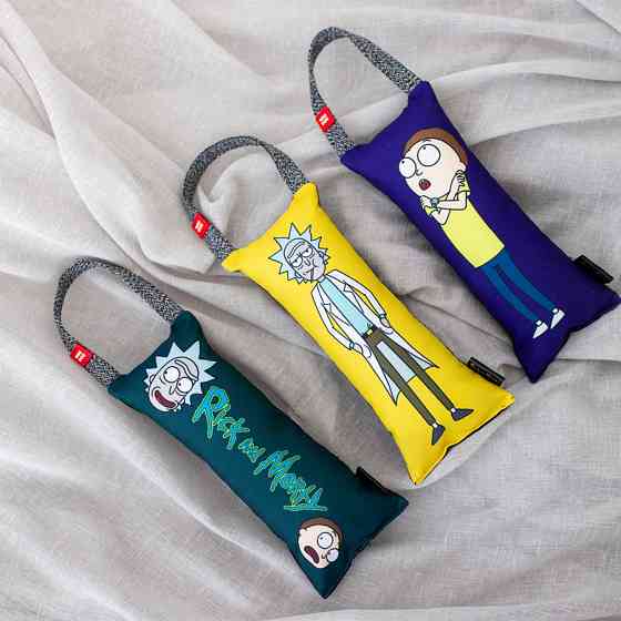 Іграшка для собак WAUDOG Fun з пискавкою, малюнок Рік і Морті 3, S, Ш 7 см, Д 16 см Київ