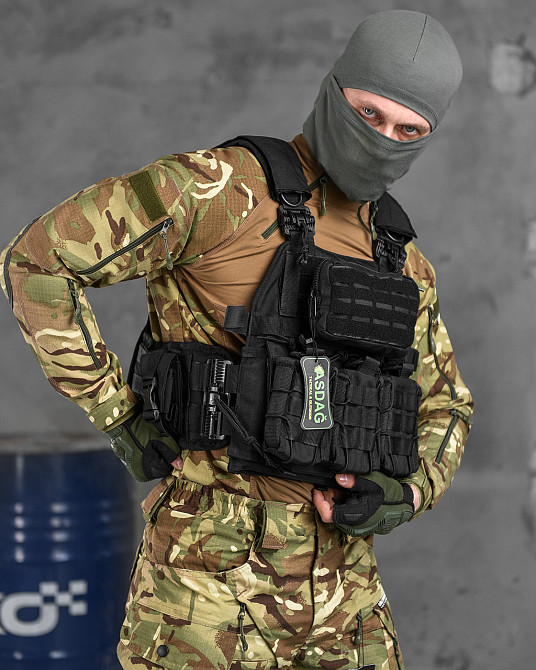 Плитоноска чорна Турція АСДАГ asdg броник 4 скидання Одеса - фото 18