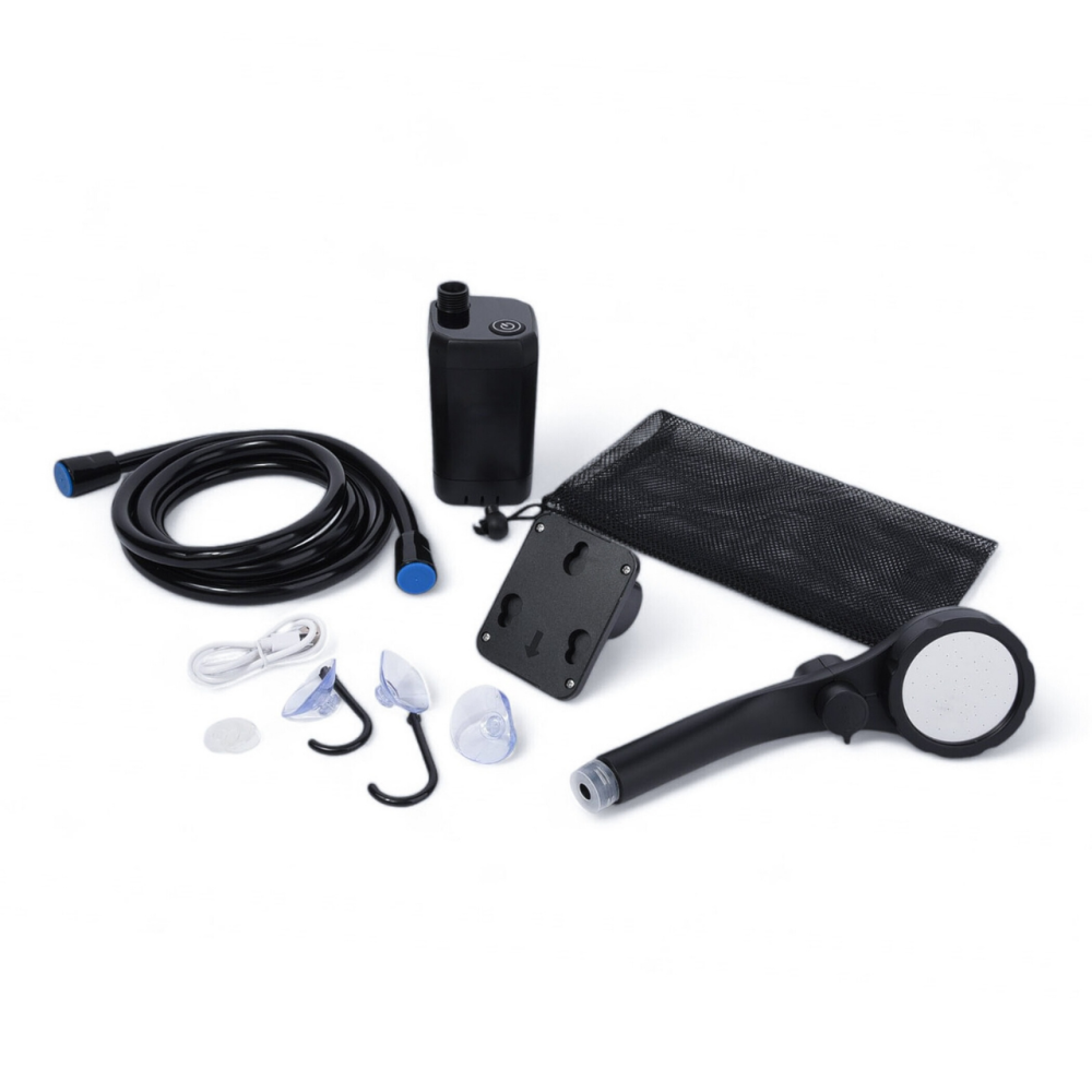 Душ туристический портативный 2в1 с палаткой: аккумуляторный кемпинговый душ мобильный для походов кемпинга,и автотуризма розовый Каменец-Подольский - изображение 18