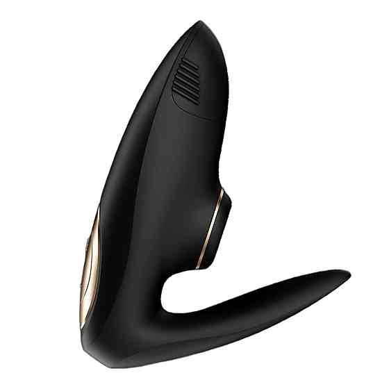 Черный парный стимулятор Air Pulse и вибрации Satisfyer Pro 4 Couples, 12 см Sex Aura Киев