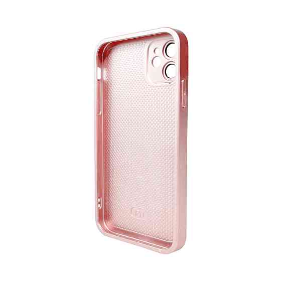 Чохол для смартфона AG Glass Matt Frame Color MagSafe Logo for Apple iPhone 11 Chanel Pink Киев