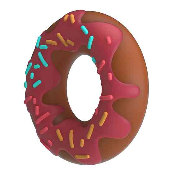 Ерекційне кільце Pretty Love - Berry Super Donut Silicone Cock Ring, BI-210344-1 Sex Aura Київ