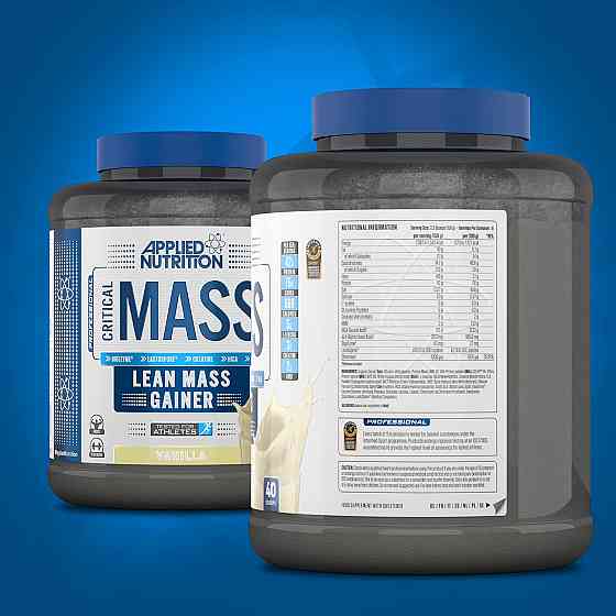 Гейнер Applied Nutrition Critical Mass Professional (2.4kg - 16 Servings) (Vanilla) Луцк