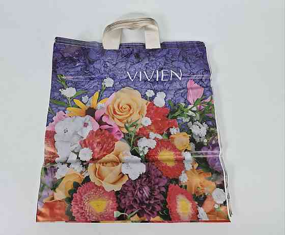 Пакет із петльовою ручкою, ср чорний "Вів'єн (38х42) ДПА (50 шт.) Харків