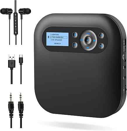 Портативный CD-проигрыватель DESOBRY Bluetooth AUX ЖК-дисплей встроенные динамики Днепр