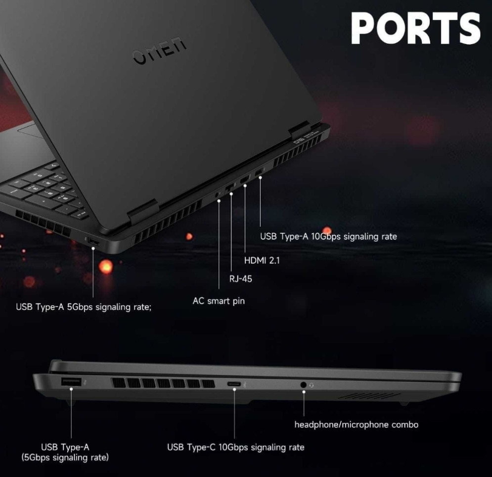 HP OMEN Slim - 144Hz • Intel Core Ultra 9 285H • 64GB • RTX 5060 • 2TB. Харків - фото 4