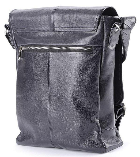 Сумка з натуральної шкіри Чорна (SHVIGEL) Київ - фото 1