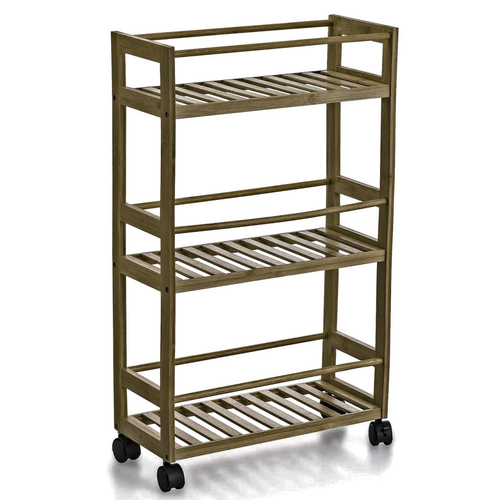 Етажерка для ванної на коліщатах "Тапінокі" палісандр Миколаїв - фото 1