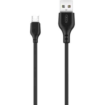 Дата кабель USB 2.0 AM to Micro 5P 2.0m 2.1A black XO (XO-NB103-BK) Вінниця