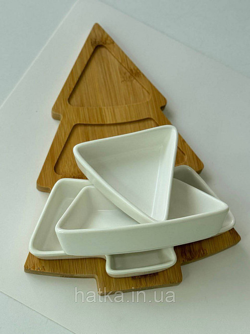 Тарелка менажница новогодняя 