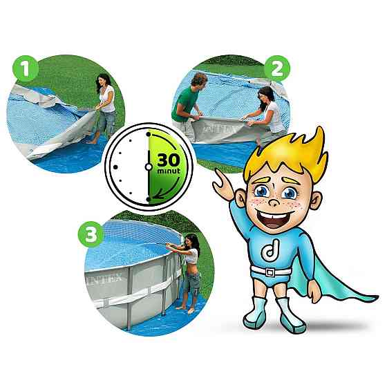 Басейн каркасний 3в1 INTEX 26702, 305 x 76 см Київ