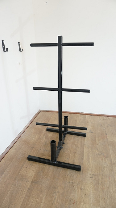 Стійка для блінів та грифів KZ-11 Стійки для гантелей, грифів та дисків розбірна Київ - фото 1