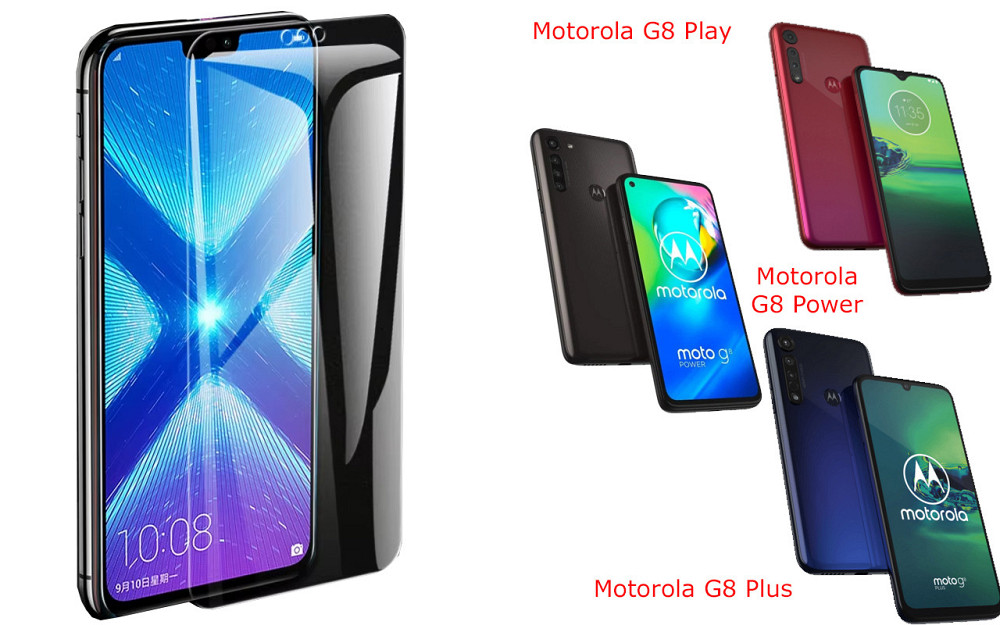 Защитное стекло NeoGlass для Motorola G8 Play, G8 Power, G8 Plus – ультрапрозрачное и устойчивое Киев - изображение 2