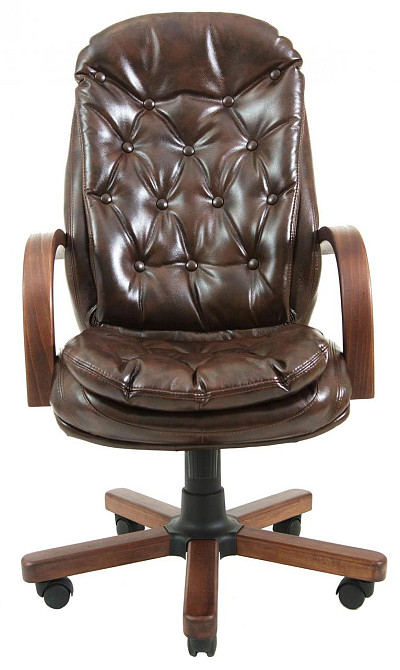 Офісне Крісло Керівника Richman Venice Madras Kashtan Wood М2 AnyFix Коричневий Київ - фото 2