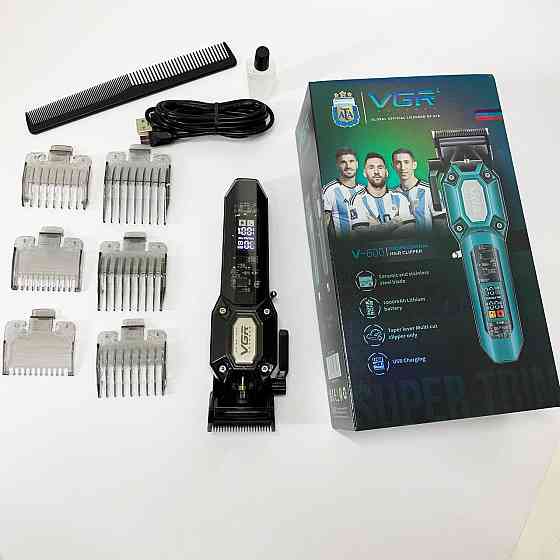 Професійна машинка для стрижки волосся VGR, Професійна машинка для стрижки волосся з насадками RJ-33 Івано-Франківськ