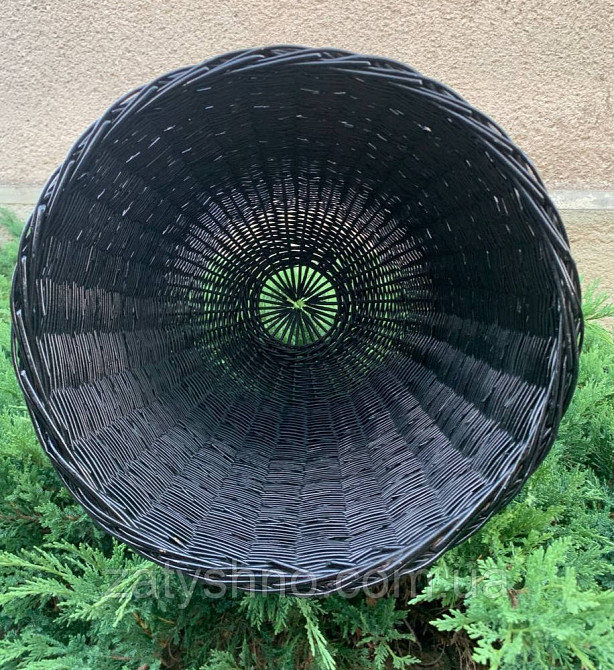 Люстра із лози плетена, ручної роботи Київ - фото 3