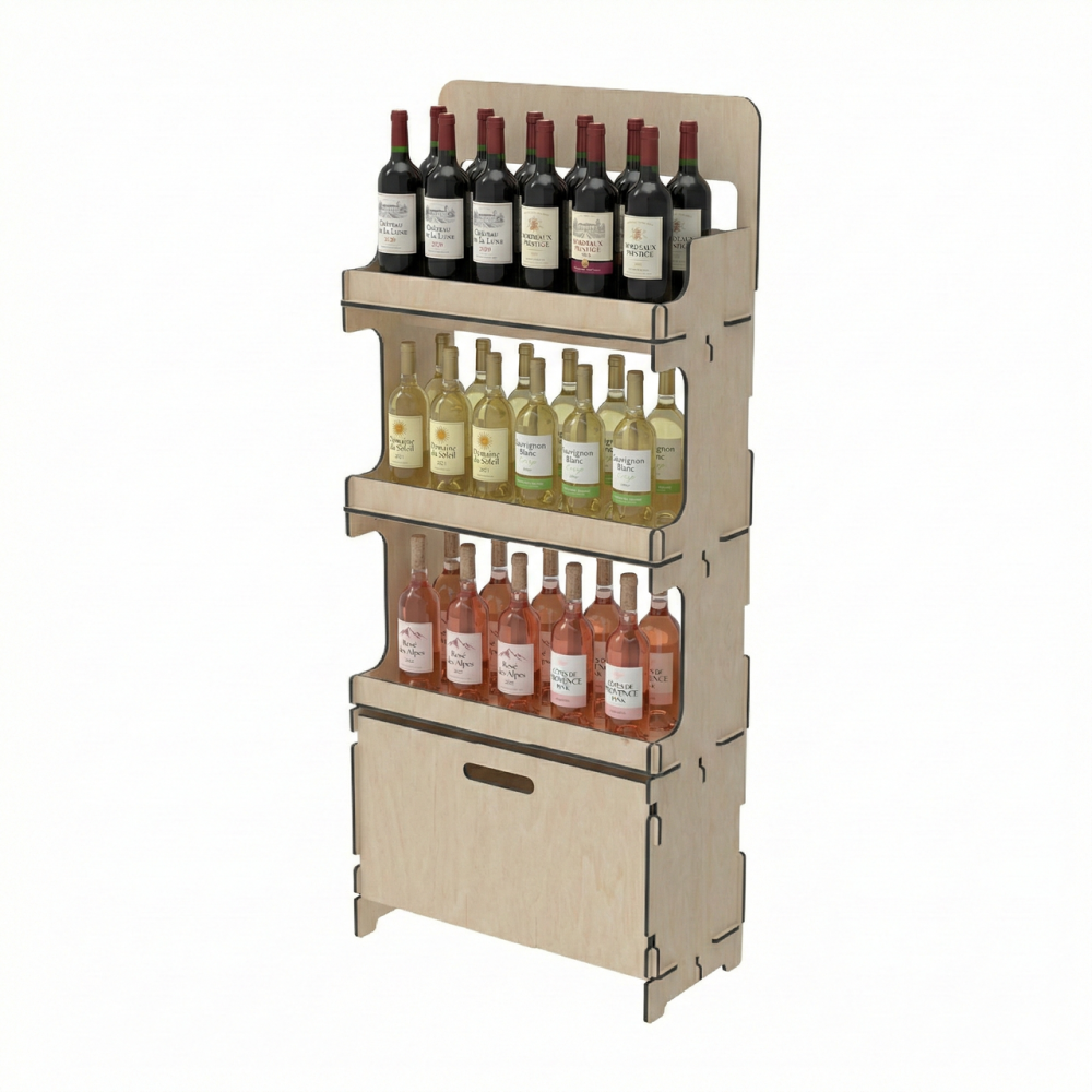 Стелаж з фанери EKOSTAR 640х300х1500 Київ - фото 1