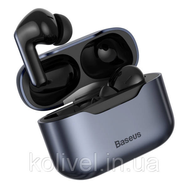 Навушники з мікрофоном Baseus SIMU ANC True Wireles Earphones S1 Pro Темно сині (NGS1P-0A) Киев - изображение 5